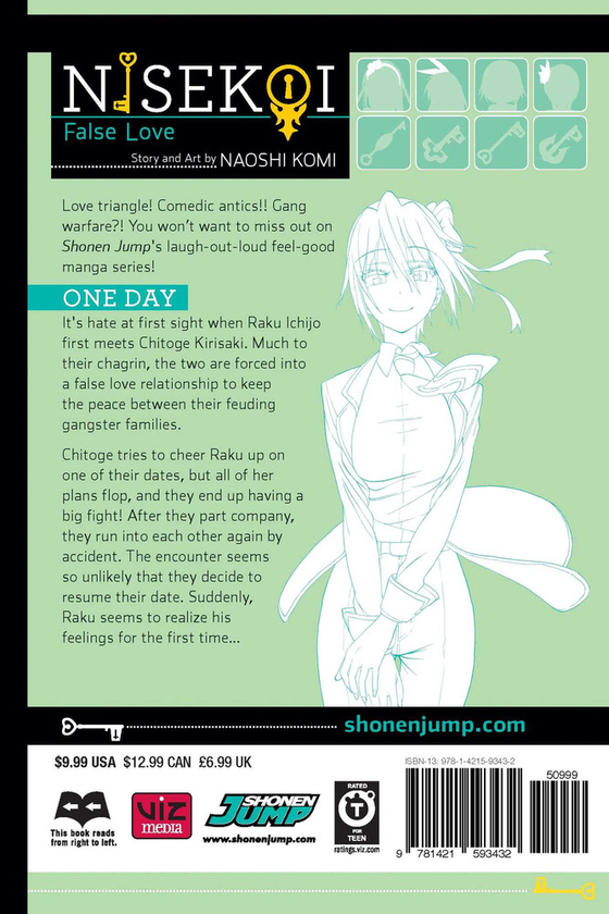 Бумажная книга «Nisekoi. False Love. Volume 23», автор Наоси Коми - фото №1