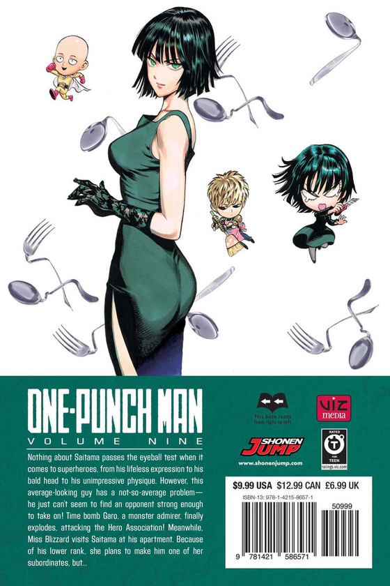 Бумажная книга «One-Punch Man. Volume 9», автор One - фото №1