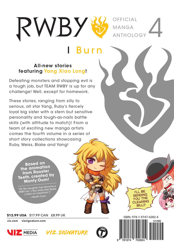 Бумажная книга «RWBY. Official Manga Anthology. Volume 4» - фото №1