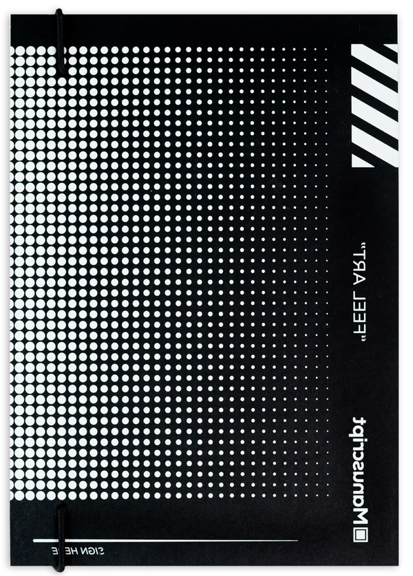 «Скетчбук Manuscript Off-black Dot Plus (4822948200047)», бренду Manuscript - фото №1