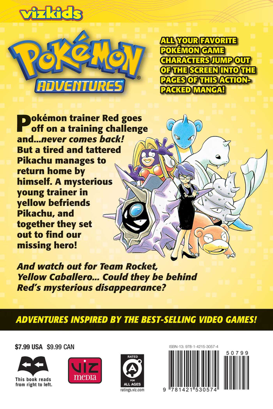 Бумажная книга «Pokemon Adventures. Volume 4», автор Хидэнори Кусака - фото №1