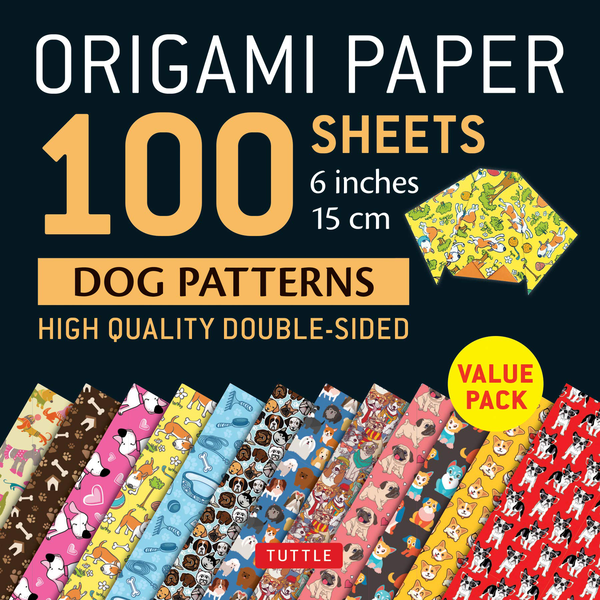 Бумажная книга «Origami Paper. 100 sheets. Dog Patterns. 15 cm» - фото №1