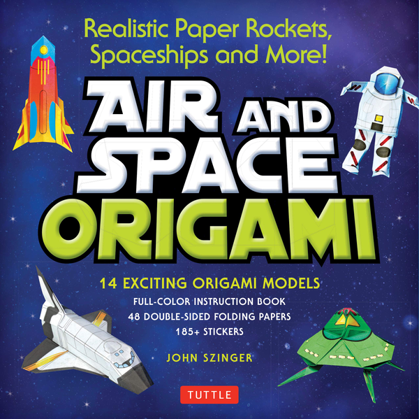 Бумажная книга «Air and Space Origami Kit», автор Джон Сингер - фото №1