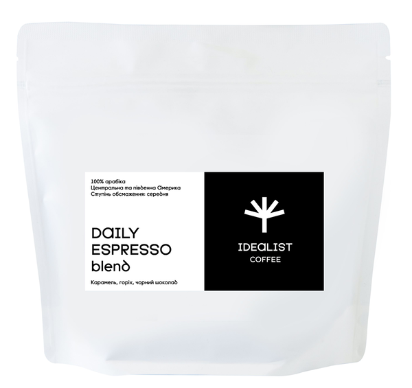 «Кофе в зернах Idealist Coffee Daily Espresso Blend 250 г», бренда Idealist Coffee - фото №1