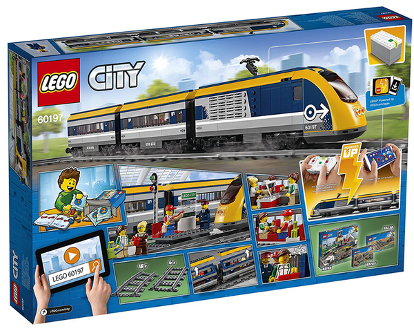  «Конструктор LEGO City Пассажирский поезд 677 деталей (60197)», бренда LEGO - фото №1
