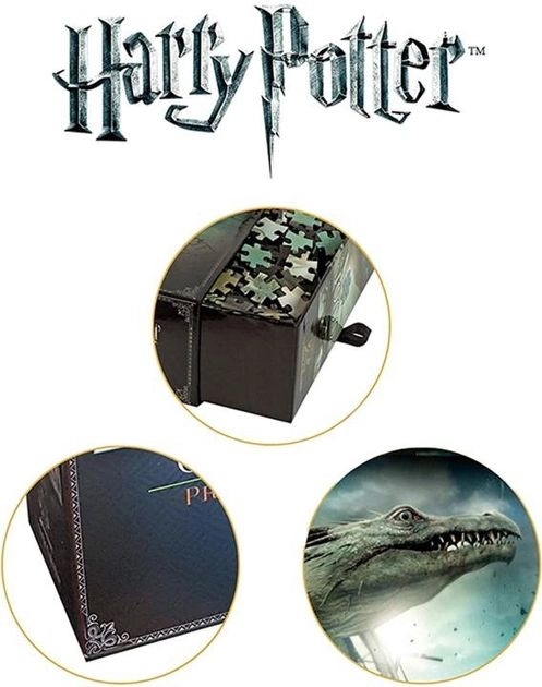  «Пазл The Noble Collection HARRY POTTER Gringotts Bank Escape (Втеча з банку Ґрінготтс) 1000 ел. (NN9455)», бренду Noble Collection - фото №1