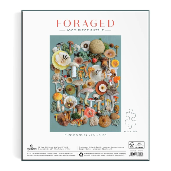  «Пазл Galison Foraged 1000 Piece Puzzle», бренда Galison - фото №1