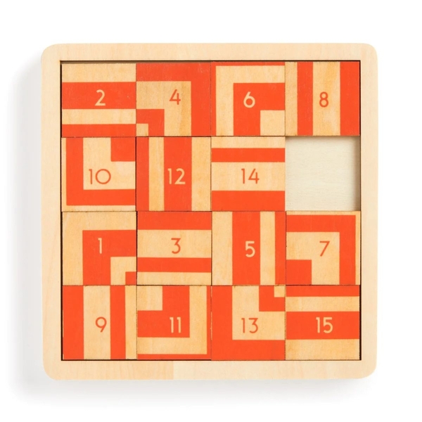  «Пазл-головоломка Galison Frank Lloyd Wright Imperial Hotel 2-in-1 Sliding Wood Puzzle», бренда Galison - фото №1