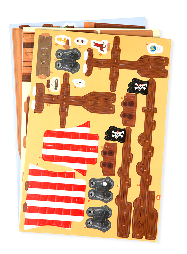  «3D пазлы Melissa & Doug Пиратский корабль (MD9045)», бренда Melissa & Doug - фото №1