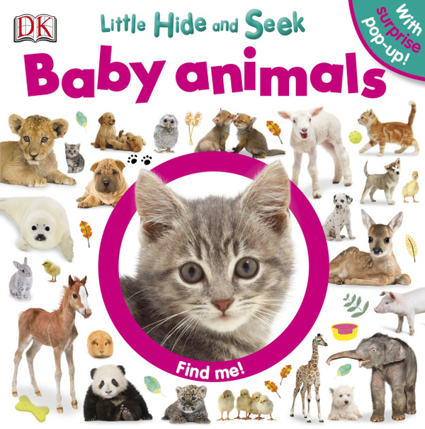 Бумажная книга «Little Hide and Seek Baby Animals» - фото №1