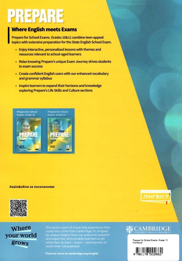 [object Object] «Prepare for School Exams. Grade 10. Workbook», авторов Энн Робинсон, Светлана Дроботенко, Дэвид Маккиган - фото №2 - миниатюра