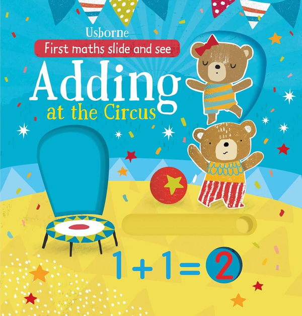 Бумажная книга «Slide and See Adding at the Circus», автор Ханна Уотсон - фото №1