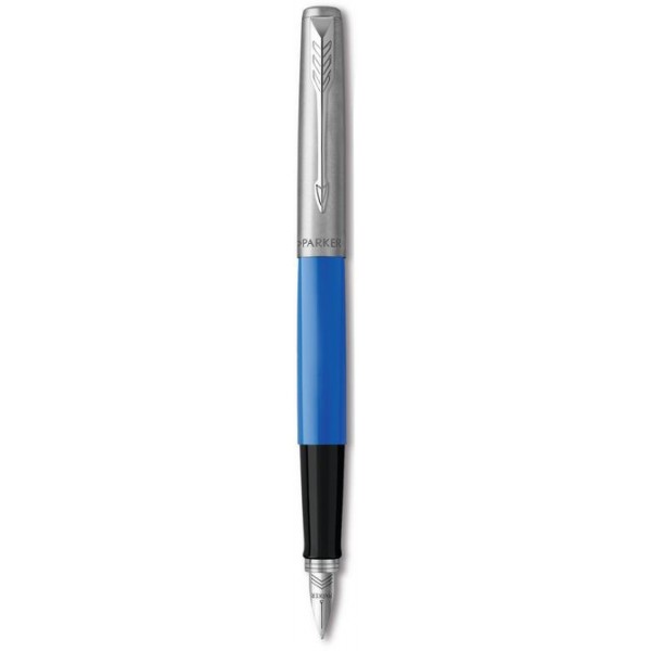 «Ручка перьевая Parker Jotter 17 Plastic Blue CT FP M (15 112)», бренда Parker - фото №1