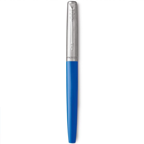 «Ручка перьевая Parker Jotter 17 Plastic Blue CT FP M (15 112)», бренда Parker - фото №1
