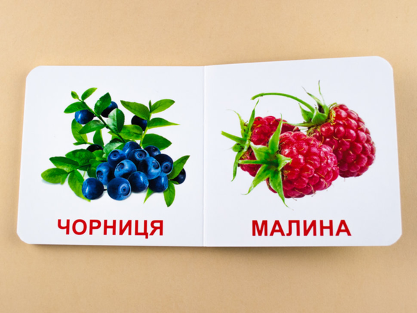 Бумажная книга «Ягоди. Книжка для найменших» - фото №1