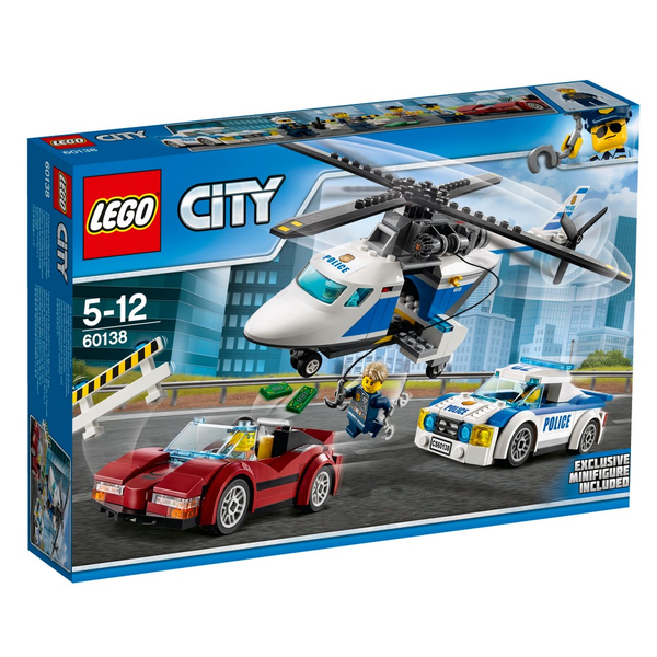  «Конструктор LEGO City Стремительная погоня (60138)», бренда LEGO - фото №1