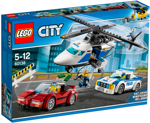  «Конструктор LEGO City Стремительная погоня (60138)», бренда LEGO - фото №1
