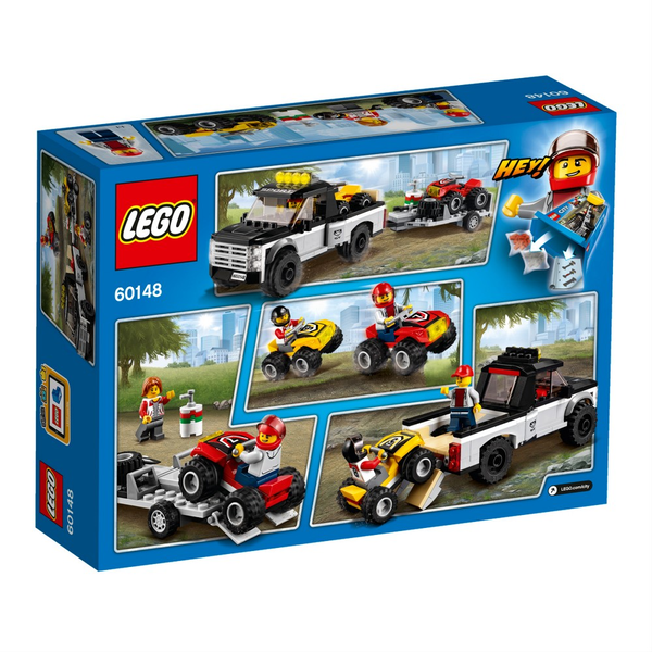  «Конструктор LEGO City Гоночная команда (60148)», бренда LEGO - фото №1