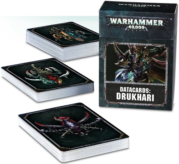  «Набор карт Games Workshop Datacards: Drukhari (60220112002)», бренда Games Workshop - фото №1