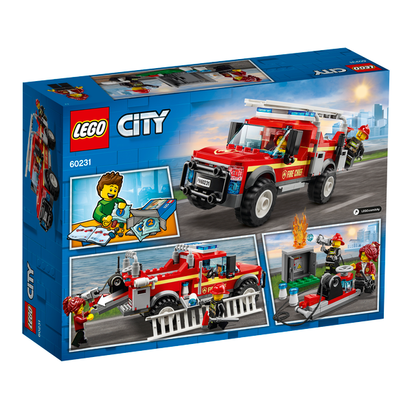  «Конструктор LEGO City Грузовик начальника пожарной охраны (60231)», бренда LEGO - фото №1