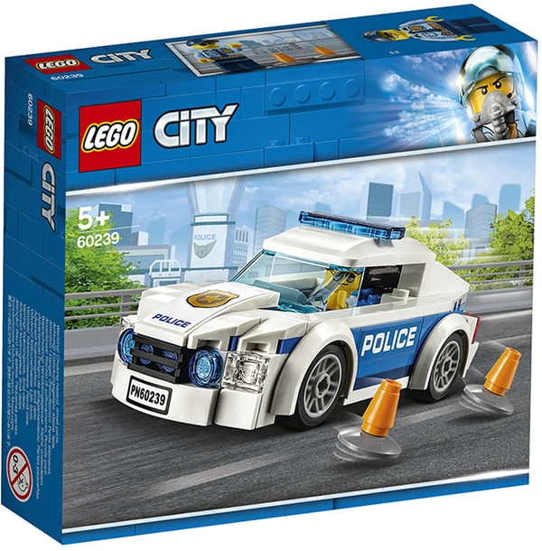  «Конструктор LEGO City Полицейское патрульное авто 92 детали (60239)», бренда LEGO - фото №1