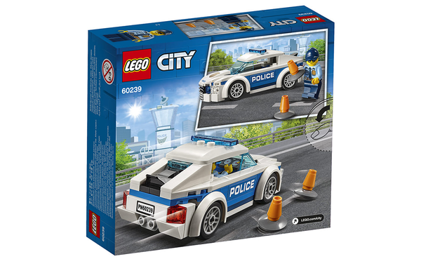  «Конструктор LEGO City Полицейское патрульное авто 92 детали (60239)», бренда LEGO - фото №1