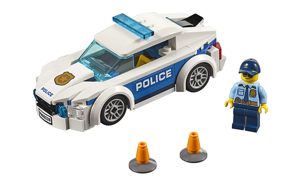  «Конструктор LEGO City Полицейское патрульное авто 92 детали (60239)», бренда LEGO - фото №1