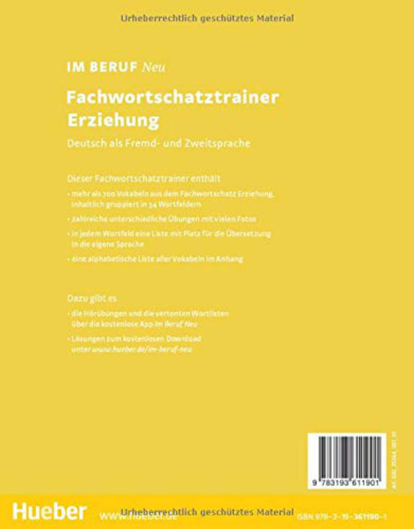 [object Object] «Im Beruf Neu: Fachwortschatztrainer Erziehung», авторів Дагмар Гірсберг, Карола Кліпперт, Джудіт Лейк - фото №2 - мініатюра