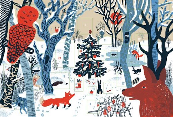 Бумажная книга «Christmas in the Woods. Advent Calendar» - фото №1