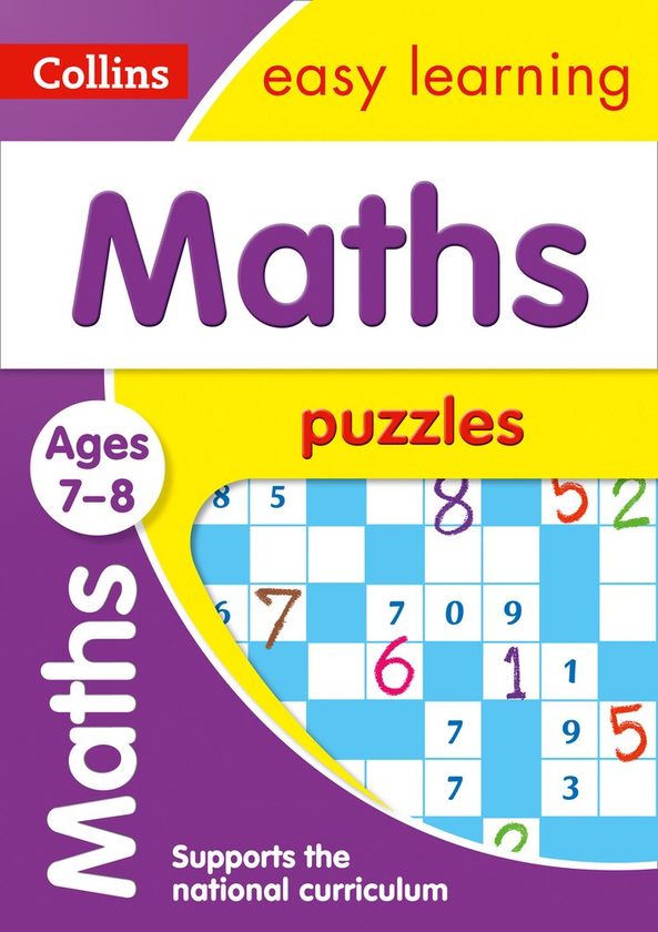 Паперова книга «Maths Puzzles Ages 7-8: Ideal for Home Learning» - фото №1