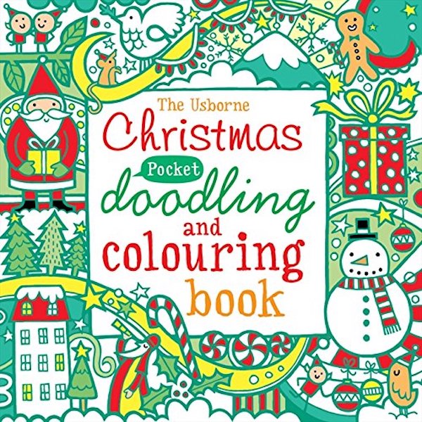 Паперова книга «Christmas Pocket Doodling and Colouring Book», автор Фіона Вотт - фото №1