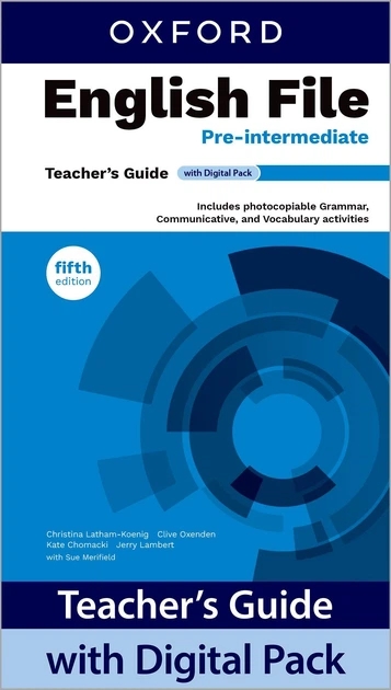 Бумажная книга «English File 5ED Pre-Intermediate Teacher's Guide with Digital Pack», авторов Кристина Латам-Кениг, Клайв Оксенден, Кейт Хомацки - фото №1