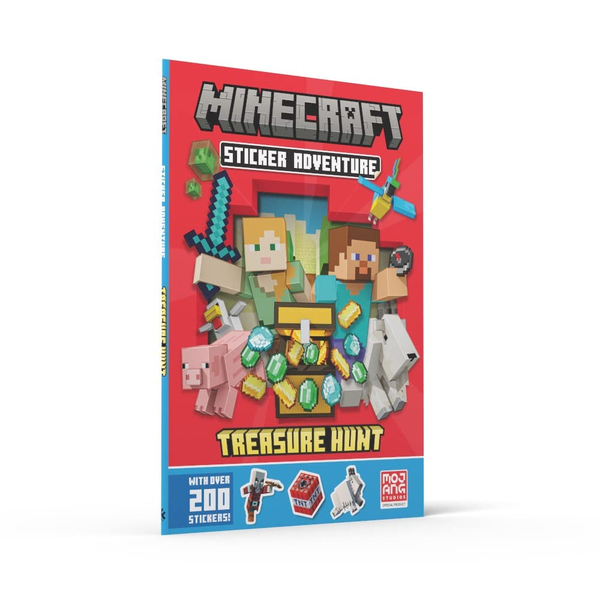 Бумажная книга «Minecraft Sticker Adventure. Treasure Hunt», автор Mojang AB - фото №1
