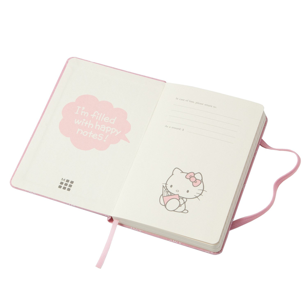 «Записная книжка Moleskine Hello Kitty Pocket в линию (LEHK03MM710)», бренда Moleskine - фото №1
