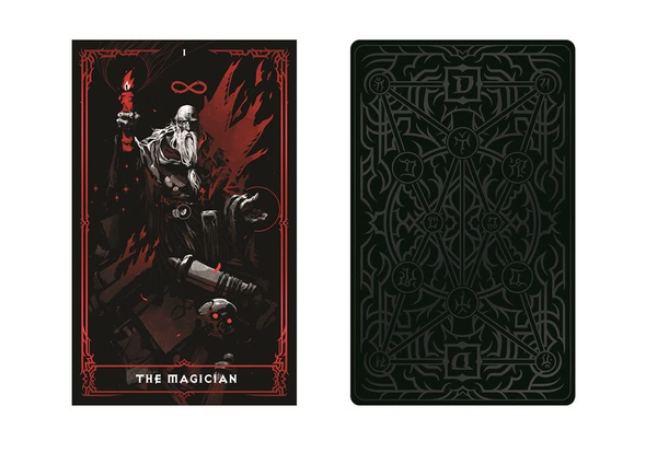 Паперова книга «Diablo. The Sanctuary Tarot Deck and Guidebook», автор Барбара Мур - фото №1