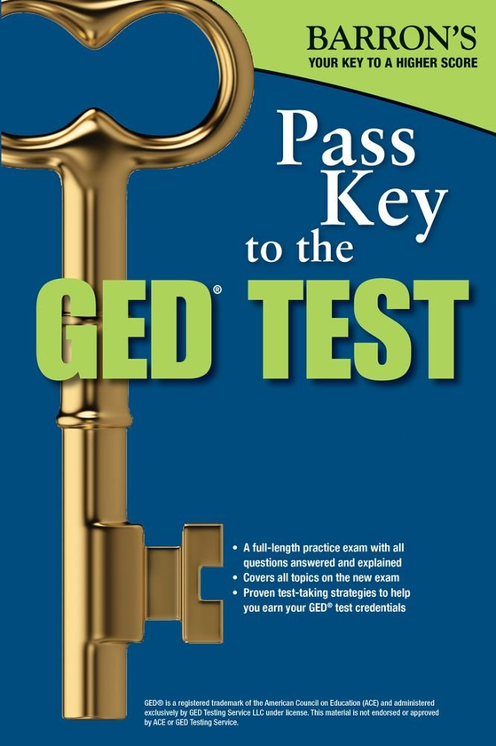 Бумажная книга «Pass Key to the GED», автор Кристофер Шарп - фото №1