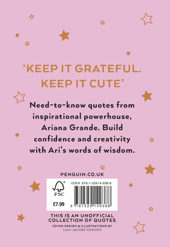 Паперова книга «Ariana Grande Lines To Live By» - фото №1