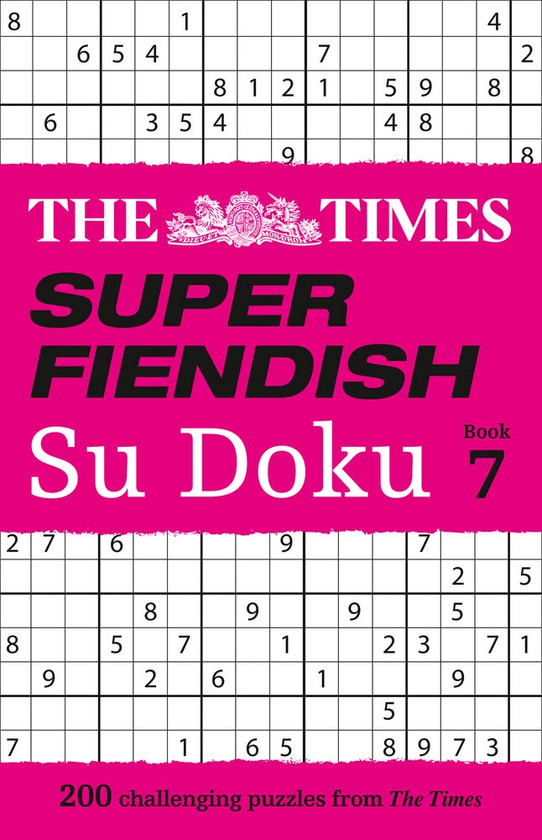 Бумажная книга «The Times Super Fiendish Su Doku Book 7 : 200 Challenging Puzzles» - фото №1