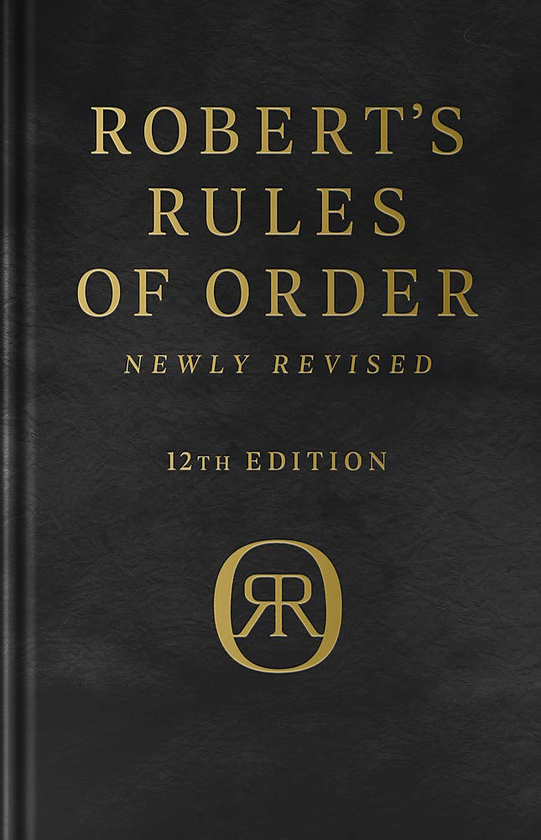 Бумажная книга «Robert's Rules of Order. Newly Revised, Deluxe 12th edition», автор Генри Роберт - фото №1