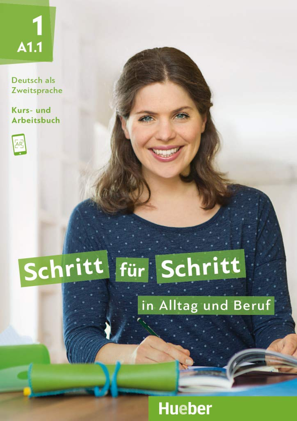 Бумажная книга «Schritt für Schritt in Alltag und Beruf 1/ Kursbuch + Arbeitsbuch: Deutsch als Zweitsprache», автор Даниэла Нибиш - фото №1