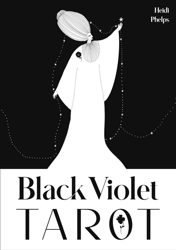 Бумажная книга «Black Violet Tarot» - фото №1