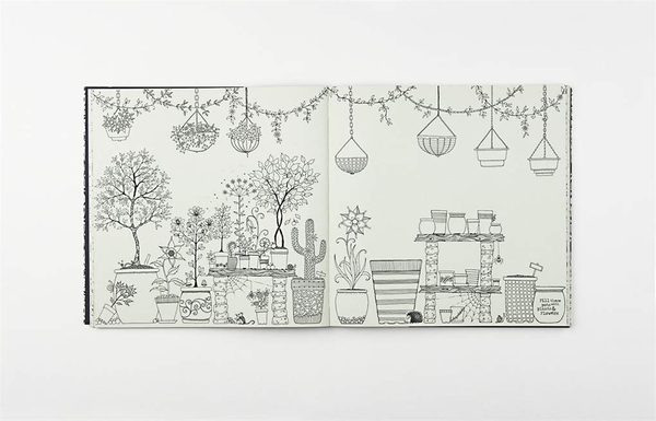 Бумажная книга «Secret Garden. An Inky Treasure Hunt and Colouring Book», автор Джоанна Басфорд - фото №1