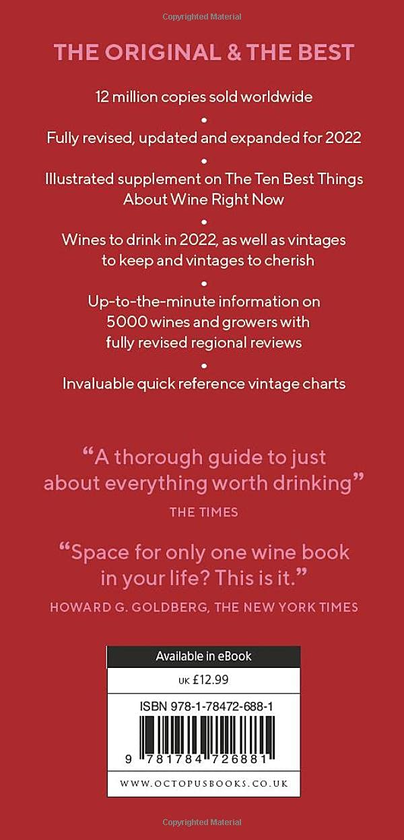 Бумажная книга «Hugh Johnson Pocket Wine 2022», авторов Хью Джонсон, Маргарет Ранд - фото №1