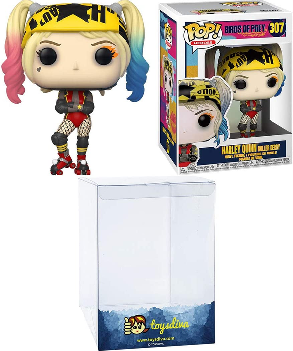  «Колекційна фігурка Funko Pop! Birds of Prey Harley Quinn Roller Derby (44376)», бренду Funko Pop - фото №1