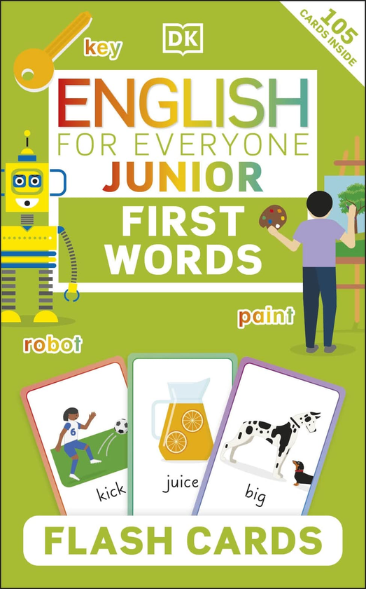 Бумажная книга «English for Everyone Junior. First English Words Flash Cards» - фото №1