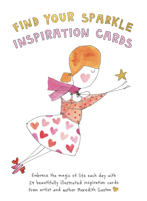 Бумажная книга «Find Your Sparkle Inspiration Cards», автор Мередит Гастон - фото №1