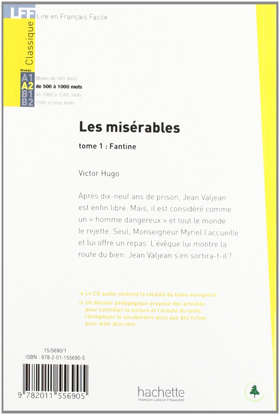 Паперова книга «Les Miserables: Tome 1: Fantine (+ CD audio)», автор Віктор Гюго - фото №1