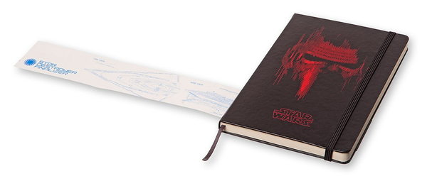  «Нотатник Moleskine Star Wars VII середній в лінію чорний (LESW7BQP060)», brand Moleskine / Moleskine /  - фото №1