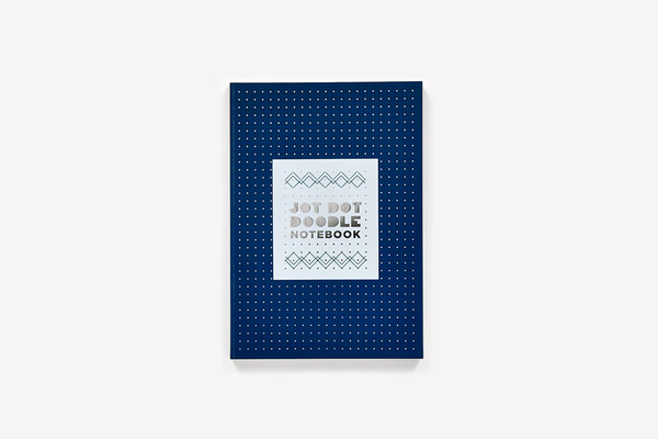 Бумажная книга «Jot Dot Doodle Notebook. Blue and Silver», автор Роби Рогге - фото №1