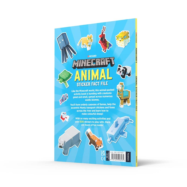 Бумажная книга «Minecraft Animal Sticker Fact File» - фото №1